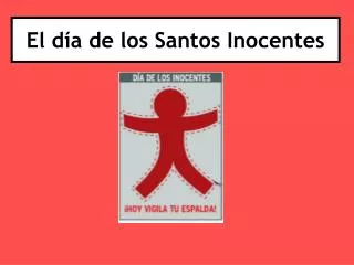 el d a de los santos inocentes