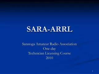 SARA-ARRL
