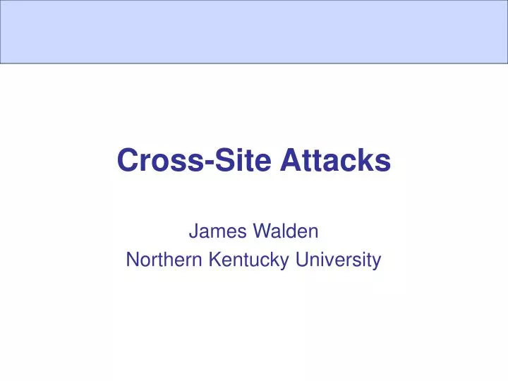 cross site attacks