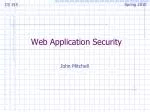 Web Application Security - slide 1