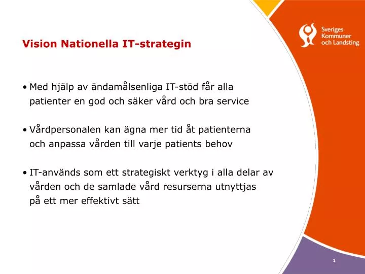 vision nationella it strategin