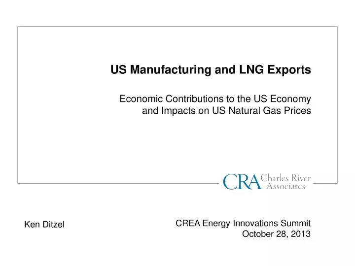 us manufacturing and lng exports