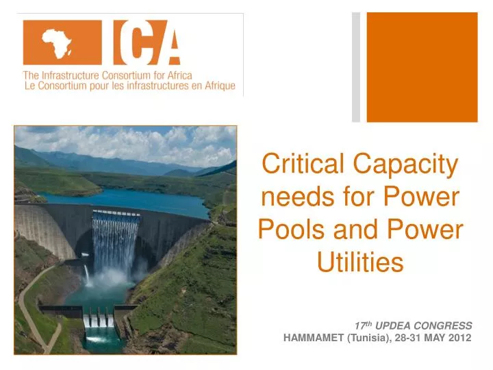 critical capacity needs for power pools and power utilities