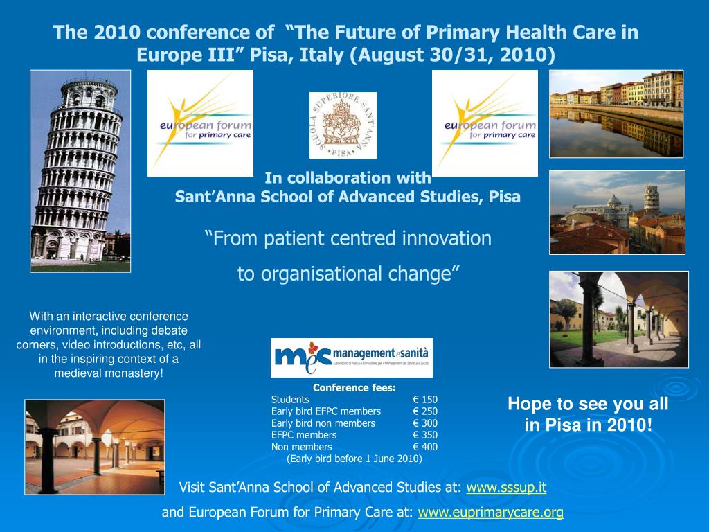 PPT - Future of Primary Health Care in Europe III Conference - Patient ...