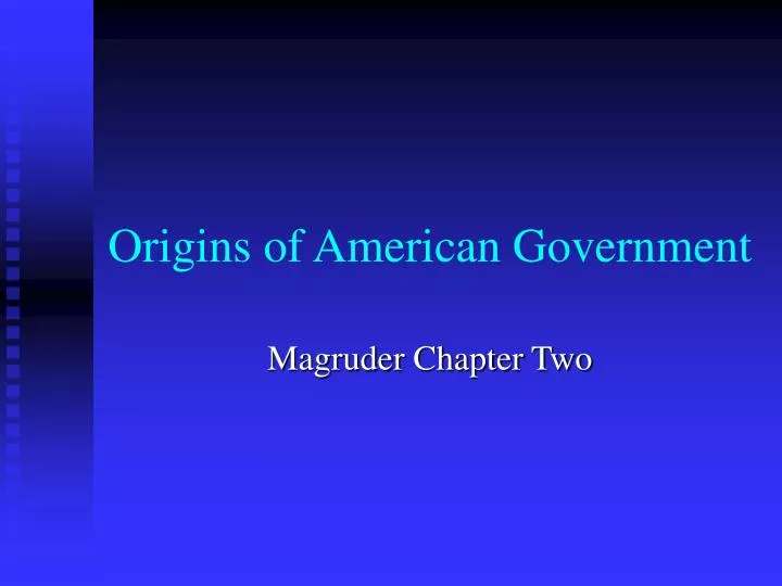 origins of american government
