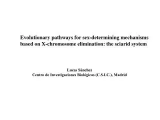 Evolutionary pathways for sex-determining mechanisms
