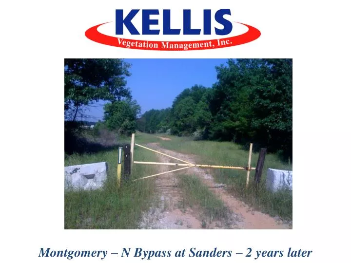 montgomery n bypass at sanders 2 years later