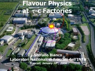 Flavour Physics at t -c Factories