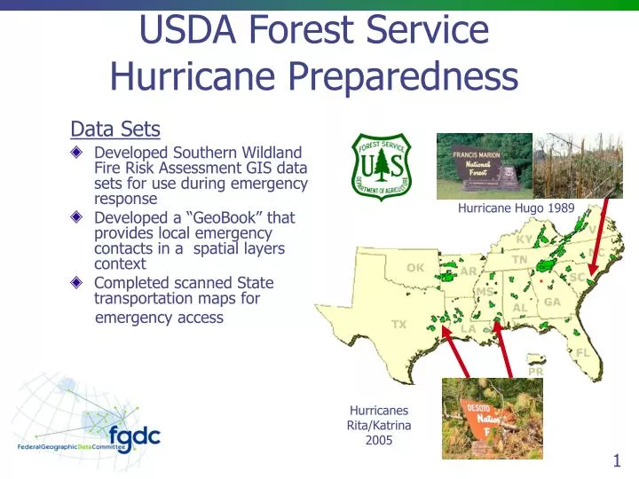 usda forest service hurricane preparedness