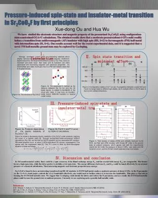 Pressure-induced spin-state and insulator-metal transition in Sr 2 CoO 3 F by first principles