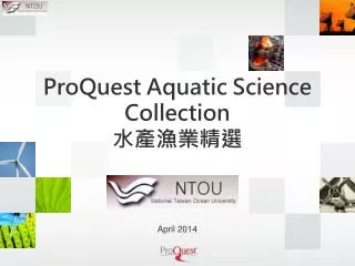 ProQuest Aquatic Science Collection ??????