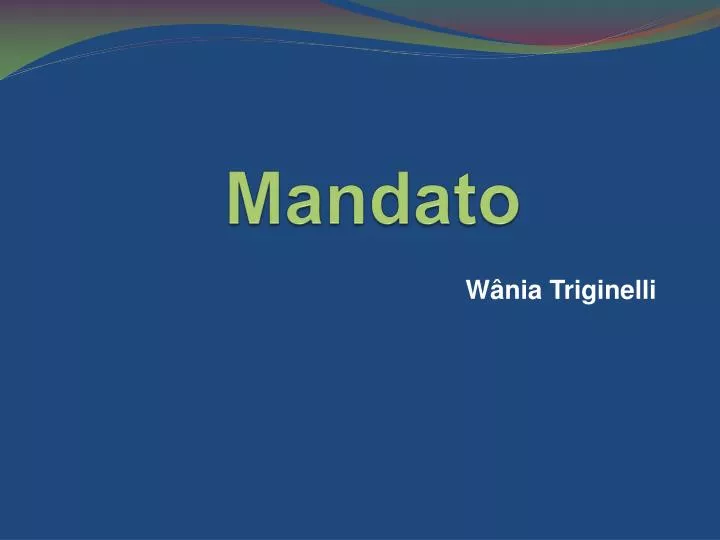 mandato