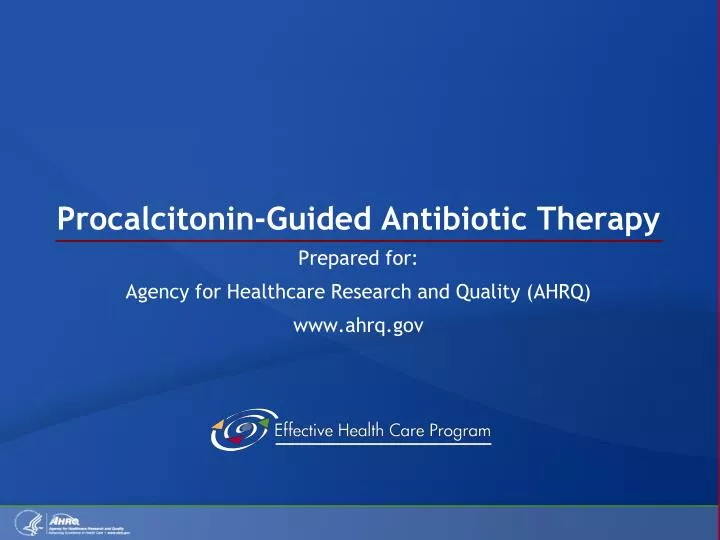 procalcitonin guided antibiotic therapy