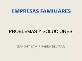 problemas y soluciones