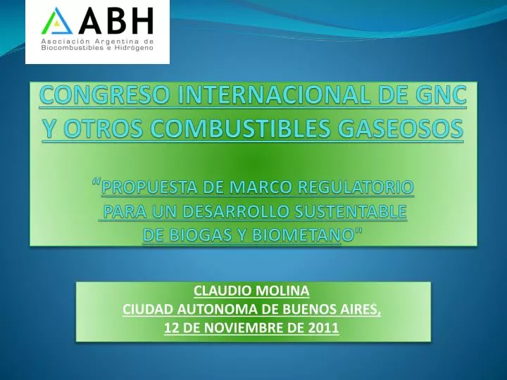 claudio molina ciudad autonoma de buenos aires 12 de noviembre de 2011