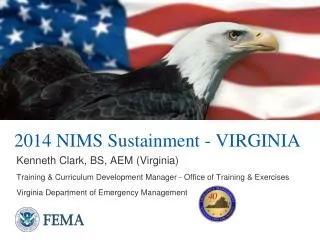 2014 NIMS Sustainment - VIRGINIA