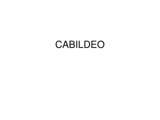 cabildeo