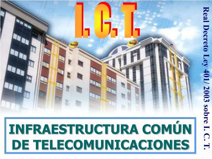 i c t infraestructura com n de telecomunicaciones