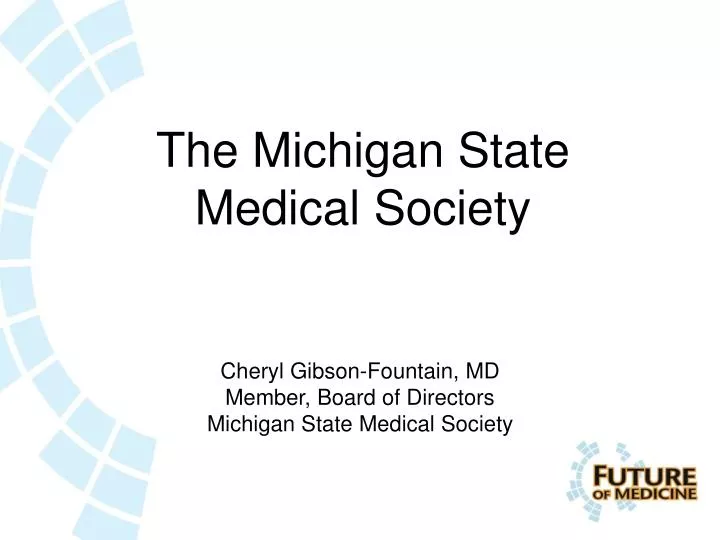 the michigan state medical society