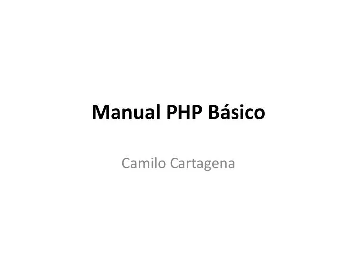 manual php b sico