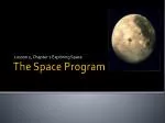 The Space Program - slide 1