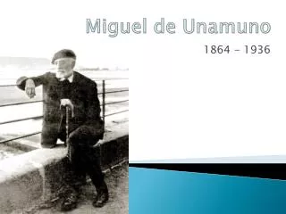 miguel de unamuno