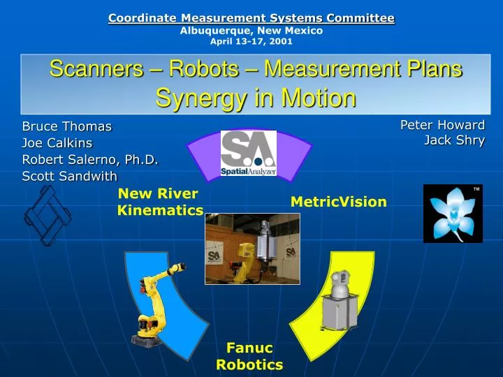 scanners robots measurement plans synergy in motion