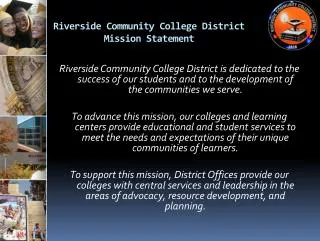 Riverside Community College District Mission Statement