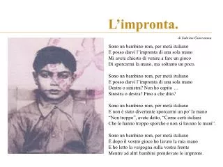 l impronta
