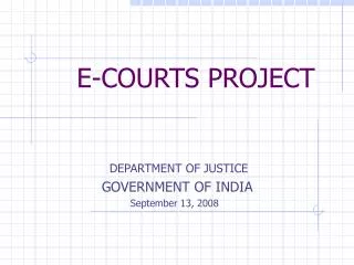 E-COURTS PROJECT