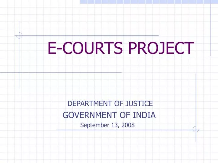 e courts project