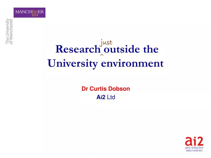 research outside the university environment