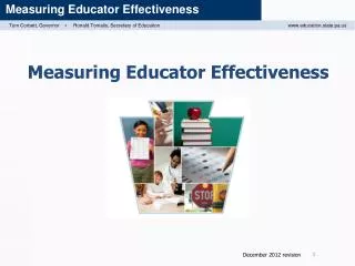 Measuring Educator Effectiveness