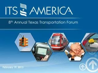 8 th Annual Texas Transportation Forum