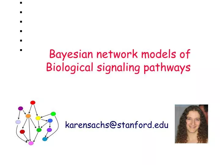 bayesian network models of biological signaling pathways