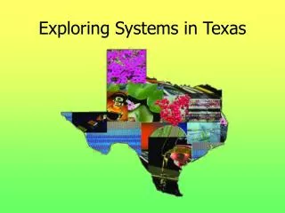 Exploring Systems in Texas