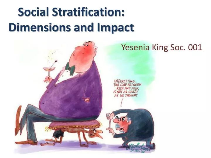 social stratification dimensions and impact