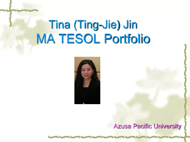 tina ting jie jin ma tesol portfolio