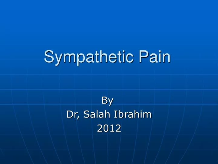 sympathetic pain