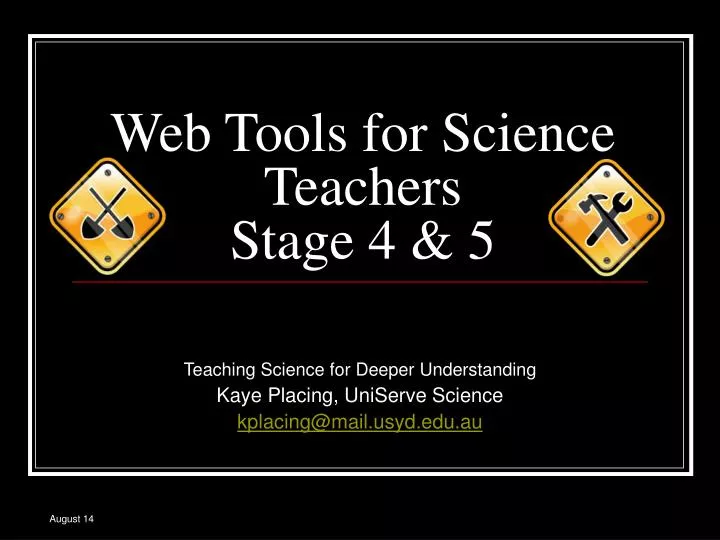 web tools for science teachers stage 4 5