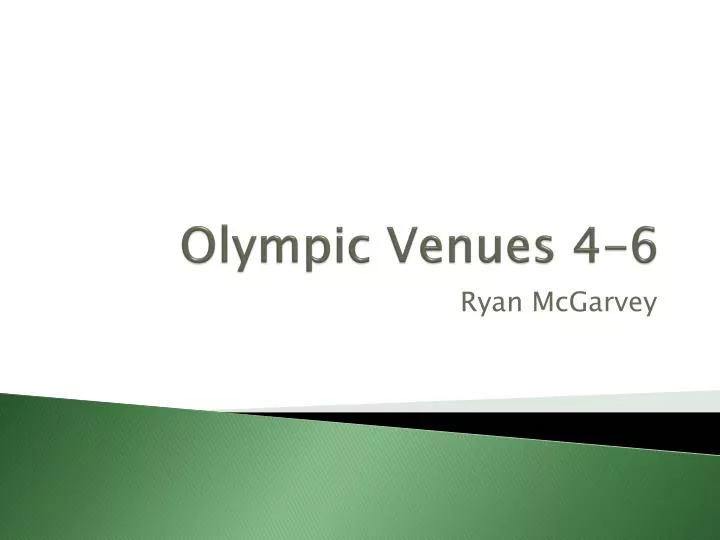 olympic venues 4 6