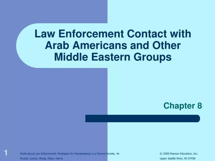 law enforcement contact with arab americans and other middle eastern groups