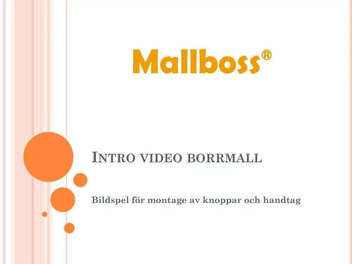 intro video borrmall