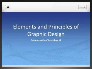 Elements and Principles of Graphic Design