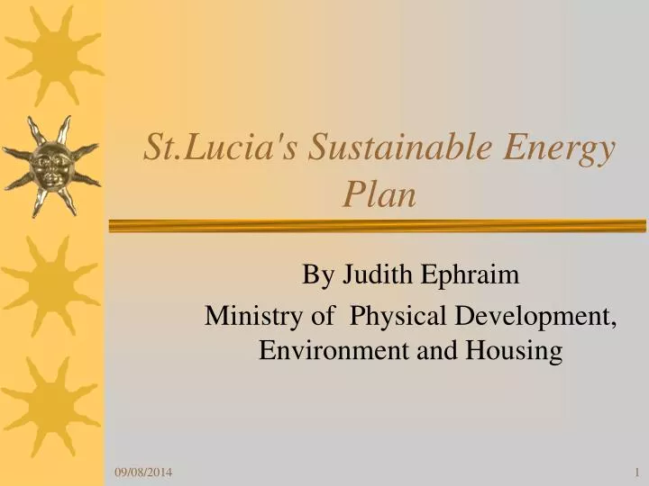 st lucia s sustainable energy plan