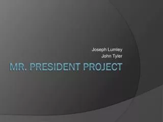 joseph lumley john tyler