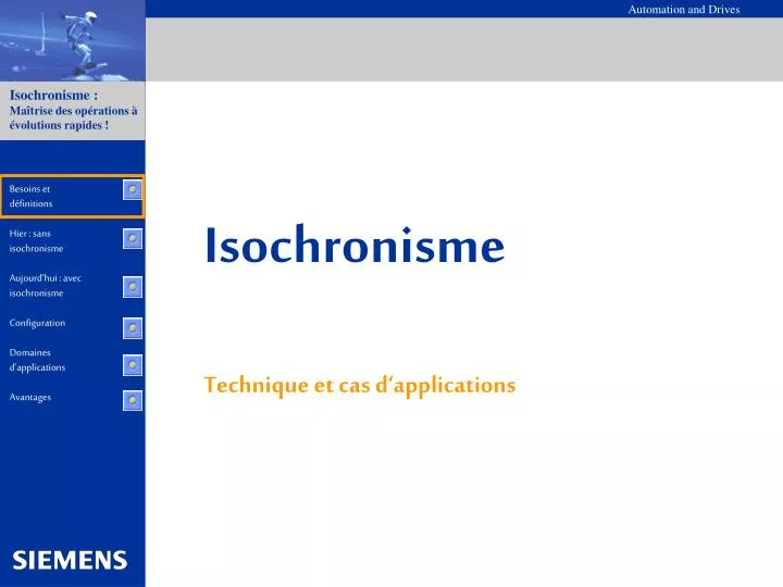 isochronisme