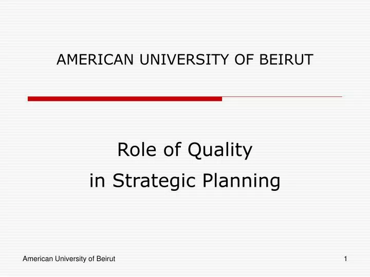 american university of beirut