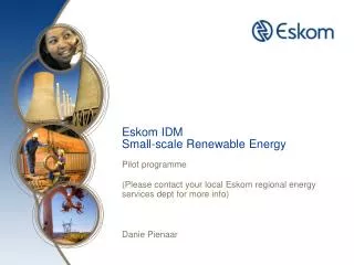 Eskom IDM Small-scale Renewable Energy