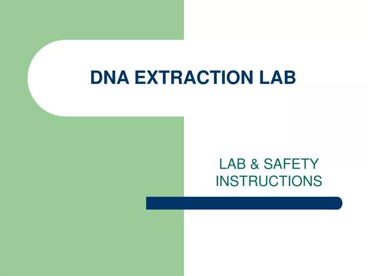 dna extraction lab